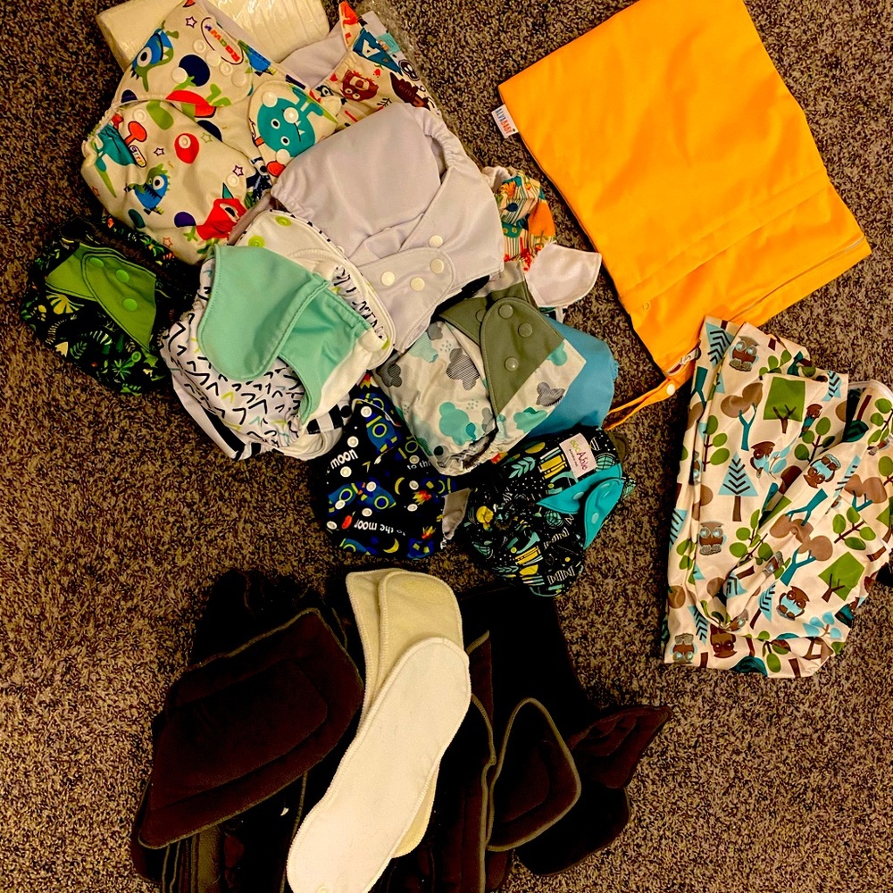 Cloth Diapers, Diaper Inserts & Wet Bags